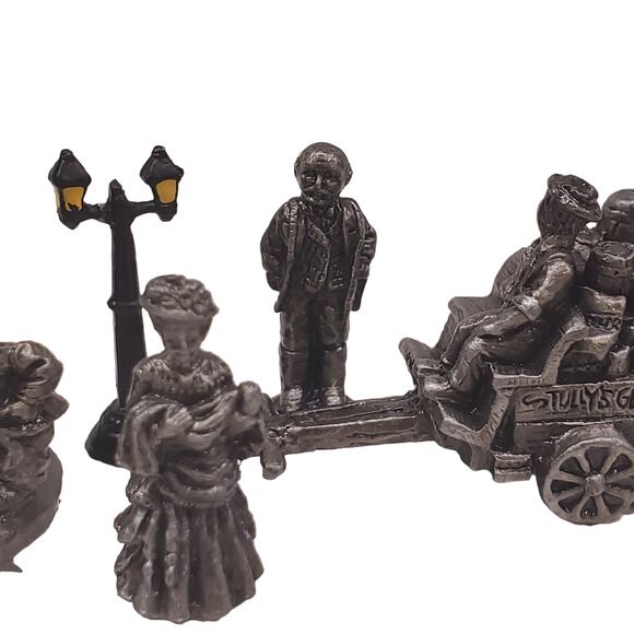 Liberty Falls Americana Pewter Collection Figures 1995 Grand Junction 15 Pieces - Picture 11 of 15